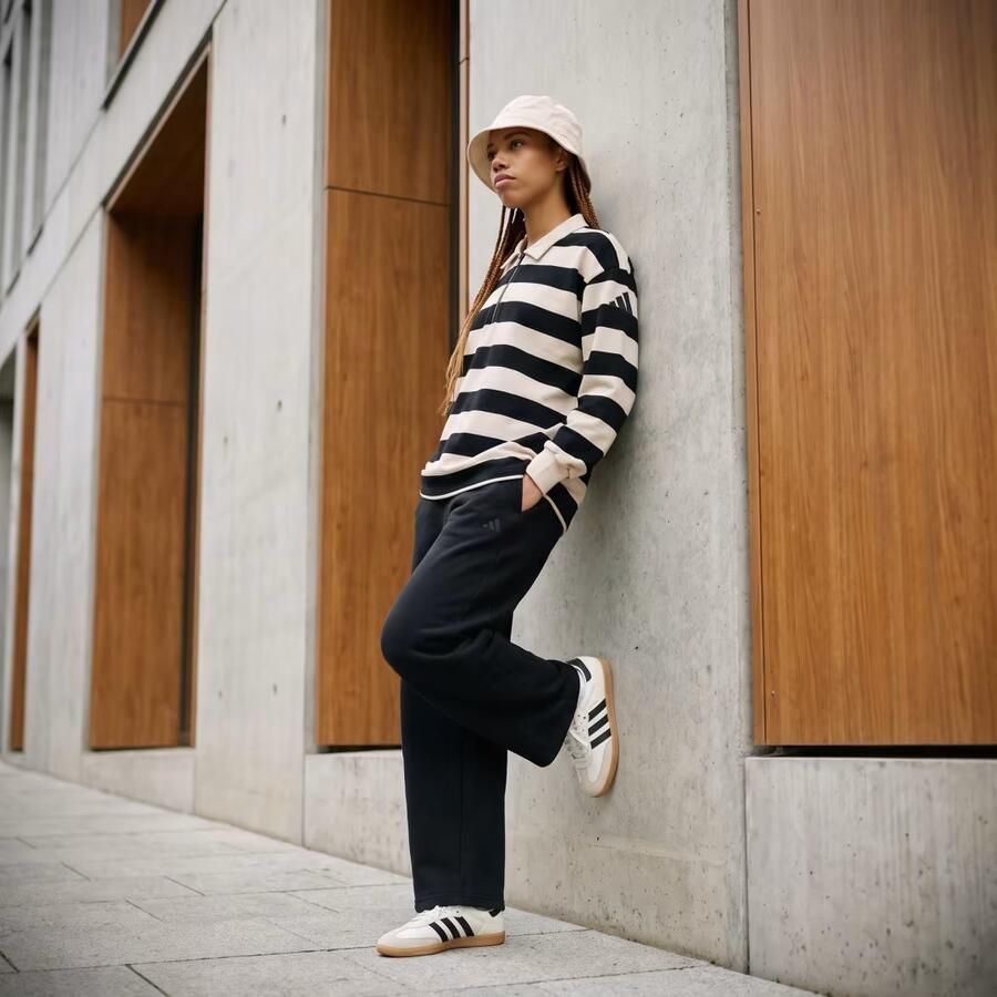 Adidas Essentials Contemporary French Terry Polo met Lange Mouwen - Foto 2