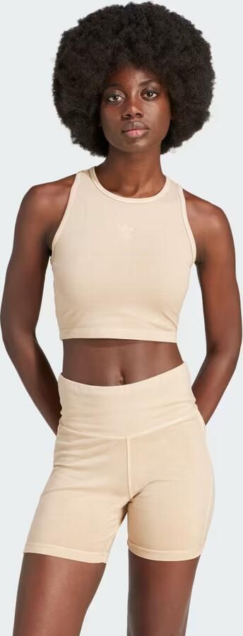 Adidas Originals Essentials Plus Crop Tank Tops Dames magic beige maat: XS beschikbare maaten:XS S M L XL - Foto 6