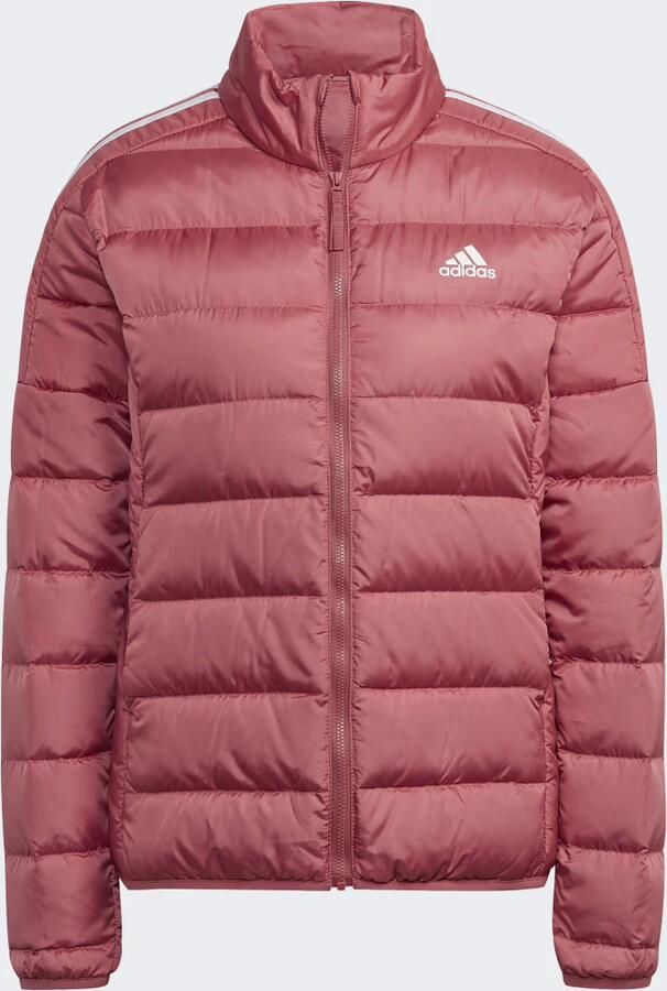 Adidas 3 Stripes Rood Gewatteerde Jas Dames