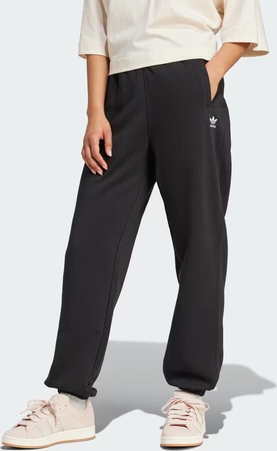 Adidas Originals Essentials Fleece Loose Joggingbroek Zwart- Dames Zwart - Foto 8