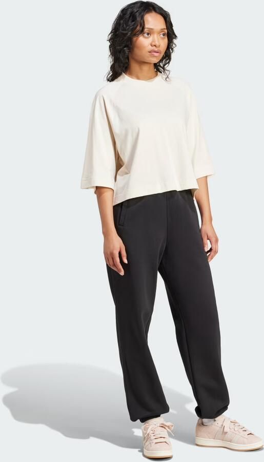 Adidas Originals Essentials Fleece Loose Joggingbroek Zwart- Dames Zwart - Foto 6