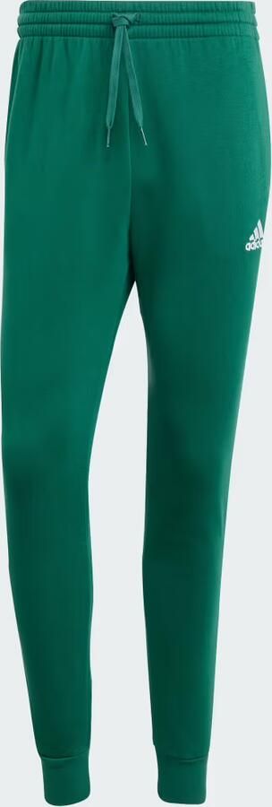 Adidas Essentials Fleece Regular Tapered Groene Sportbroek Green Heren