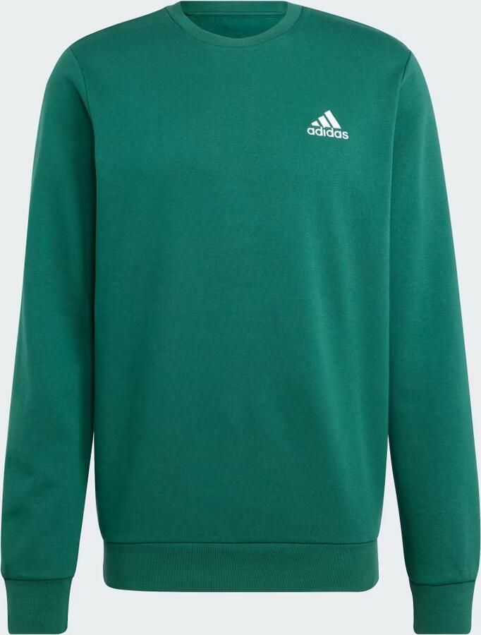Adidas Groene Heren Sweatshirt met Logo Borduursel Green Heren