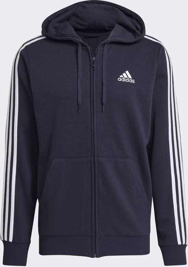 Adidas Sportswear Capuchonsweatvest ESSENTIALS FRENCH TERRY 3 STRIPES CAPUCHONJACK