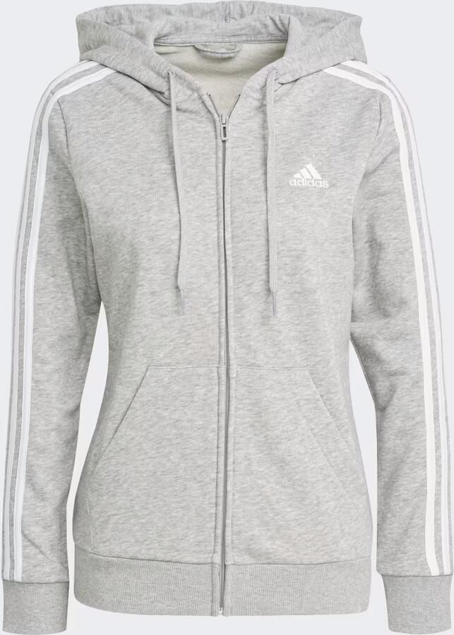 Adidas Sportswear Capuchonsweatvest ESSENTIALS FRENCH TERRY 3 STRIPES CAPUCHONJACK