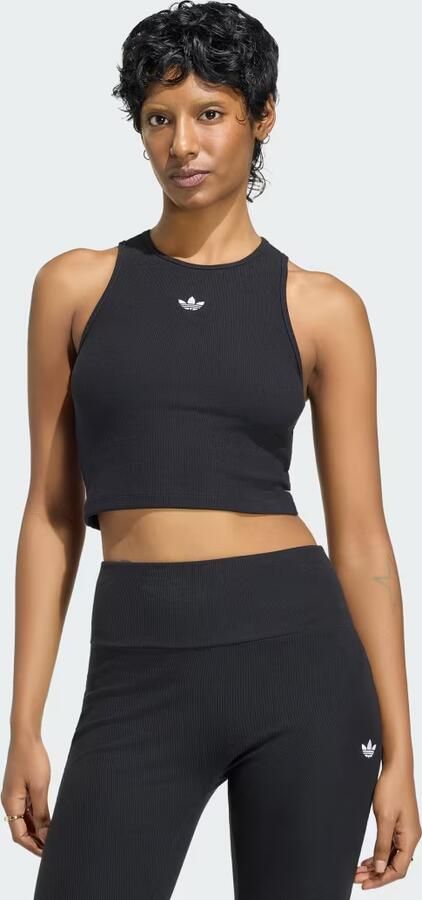 Adidas ESSENTIALS GERIBBELDE TANKTOP