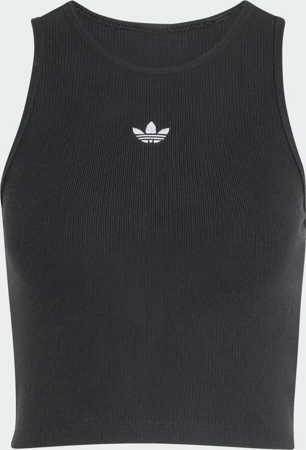 Adidas ESSENTIALS GERIBBELDE TANKTOP - Foto 4