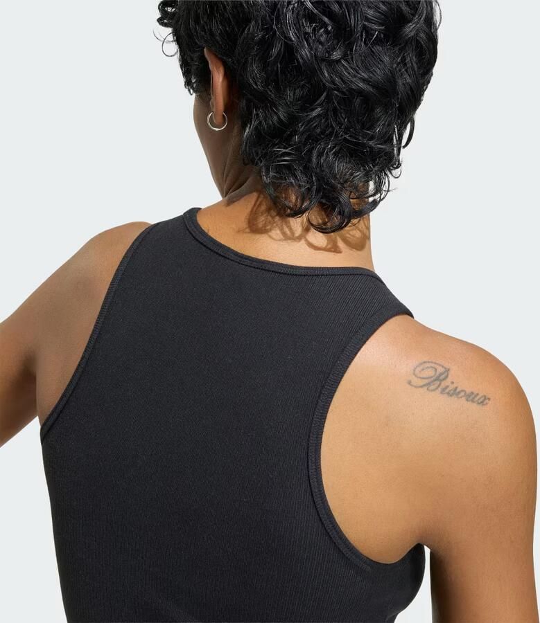 Adidas ESSENTIALS GERIBBELDE TANKTOP - Foto 3