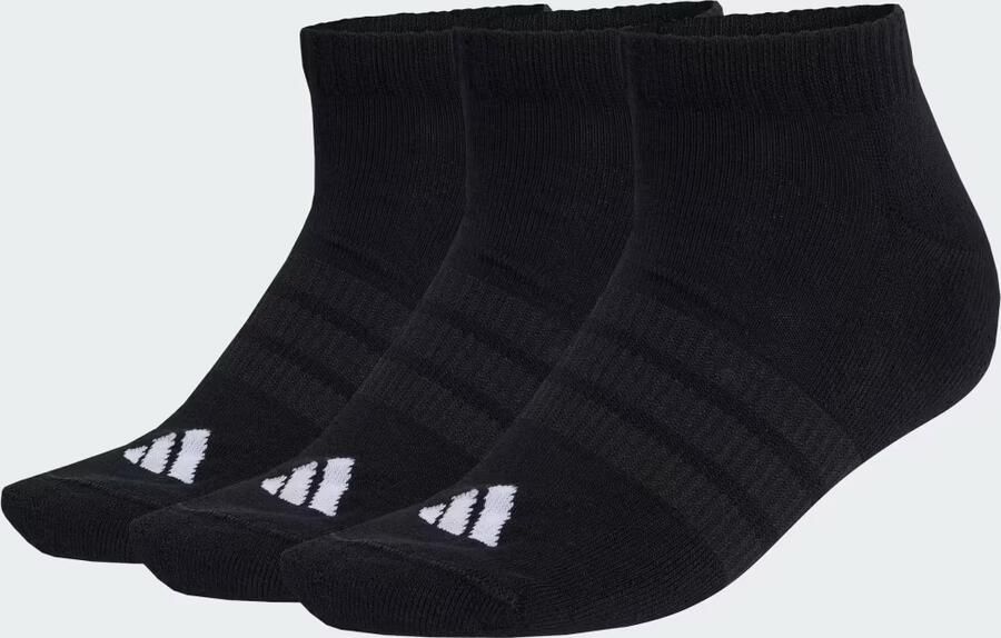 Adidas Essentials Gevoerde Korte Sokken 3 Paar