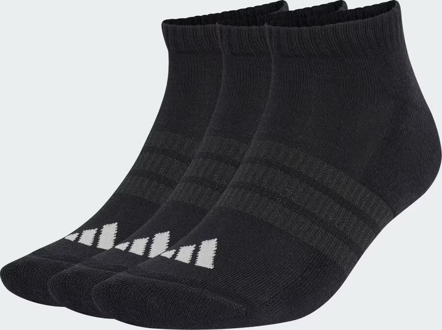 Adidas Essentials Gevoerde Korte Sokken 3 Paar