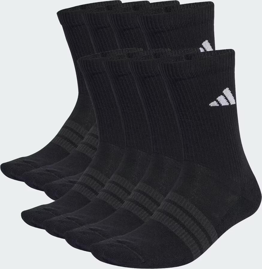 Adidas ESSENTIALS GEVOERDE SOKKEN 10 PAAR