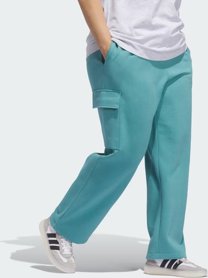 Adidas ESSENTIALS INCLUSIVE LINEAR FLEECE CARGO PANTS - Foto 4