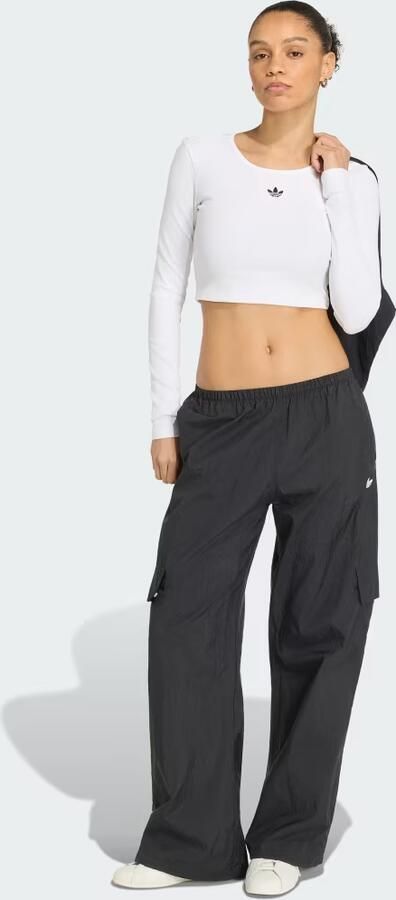 Adidas ESSENTIALS KORTERE GERIBBELDE LONGSLEEVE - Foto 5