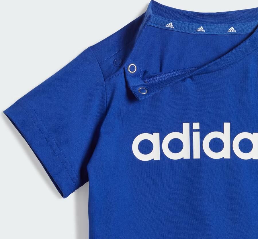 Adidas Essentials Lineage Organic Cotton T-shirt en Short Set - Foto 4