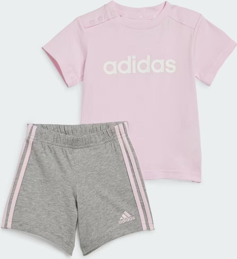 Adidas Essentials Lineage Organic Cotton T-shirt en Short Set - Foto 4