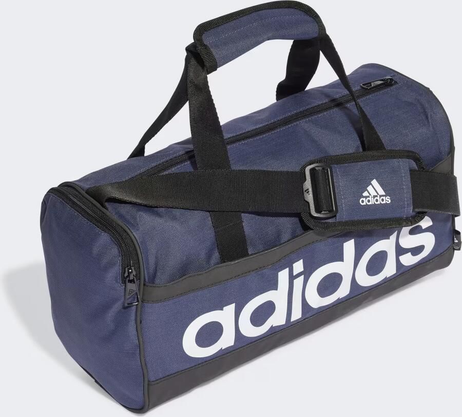 Adidas Perfor ce sporttas Linear Duffle XS 14L donkerblauw zwart wit - Foto 2