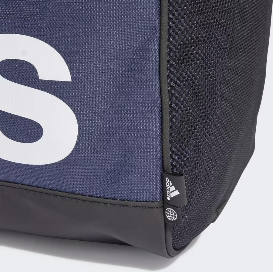 Adidas Perfor ce sporttas Lineair Duffel M 39L blauw zwart wit Logo - Foto 2