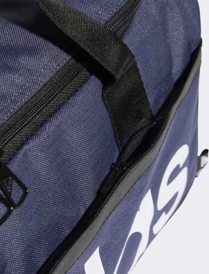 Adidas Perfor ce sporttas Lineair Duffel M 39L blauw zwart wit Logo - Foto 5