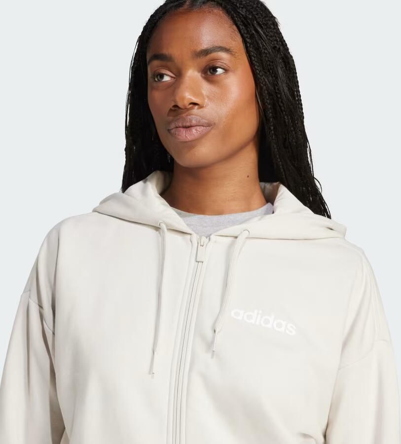 Adidas Essentials Linear French Terry Ritshoodie - Foto 2