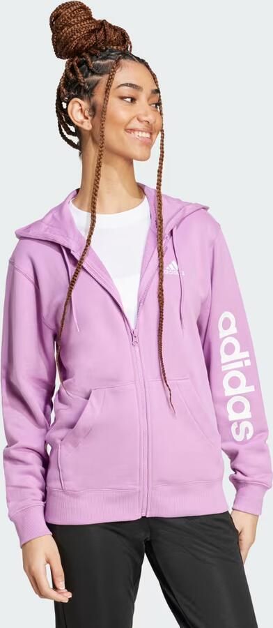 Adidas Essentials Linear Full-Zip Hoodie - Foto 6