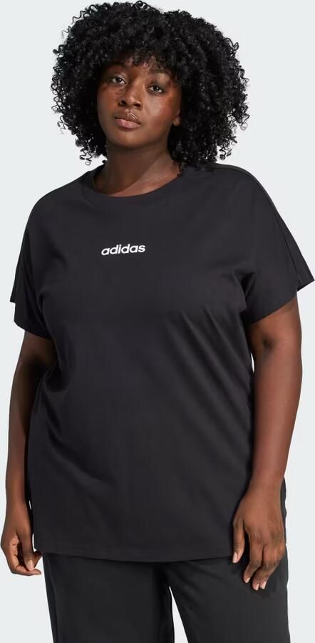 Adidas Essentials Linear Katoenen T-shirt (Grote Maat) - Foto 6