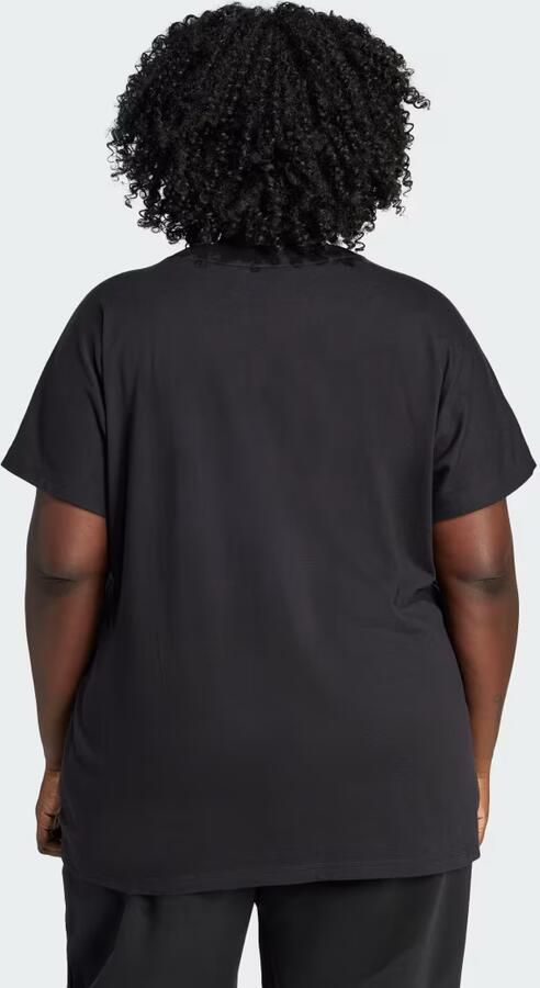 Adidas Essentials Linear Katoenen T-shirt (Grote Maat) - Foto 5