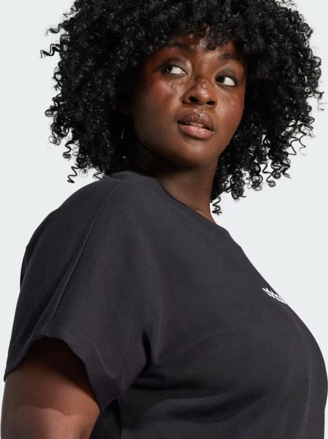 Adidas Essentials Linear Katoenen T-shirt (Grote Maat) - Foto 3