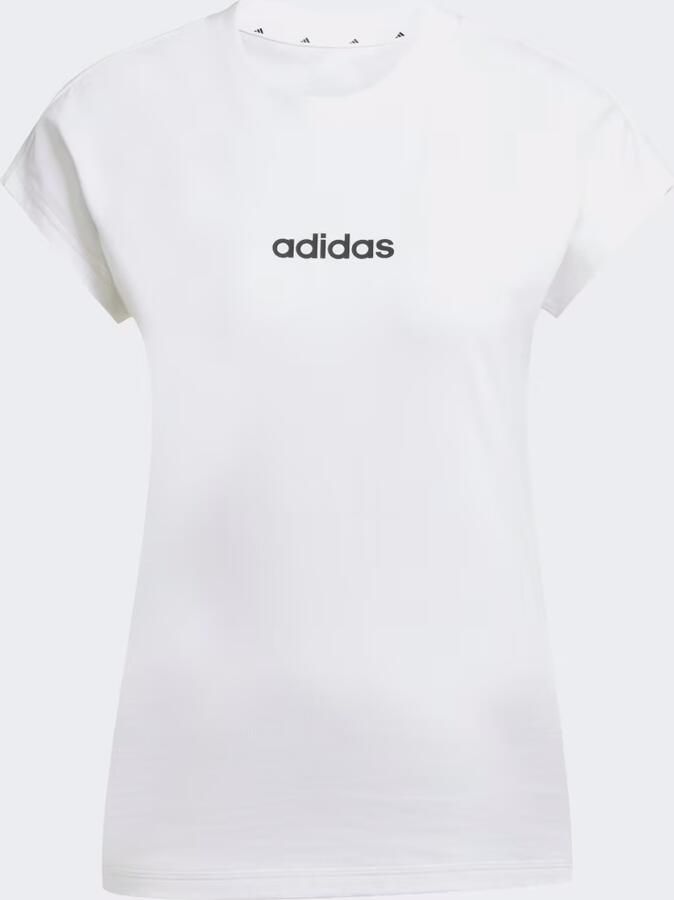 Adidas Sportswear T-shirt W LIN SJ T Basic T-shirt van zacht materiaal