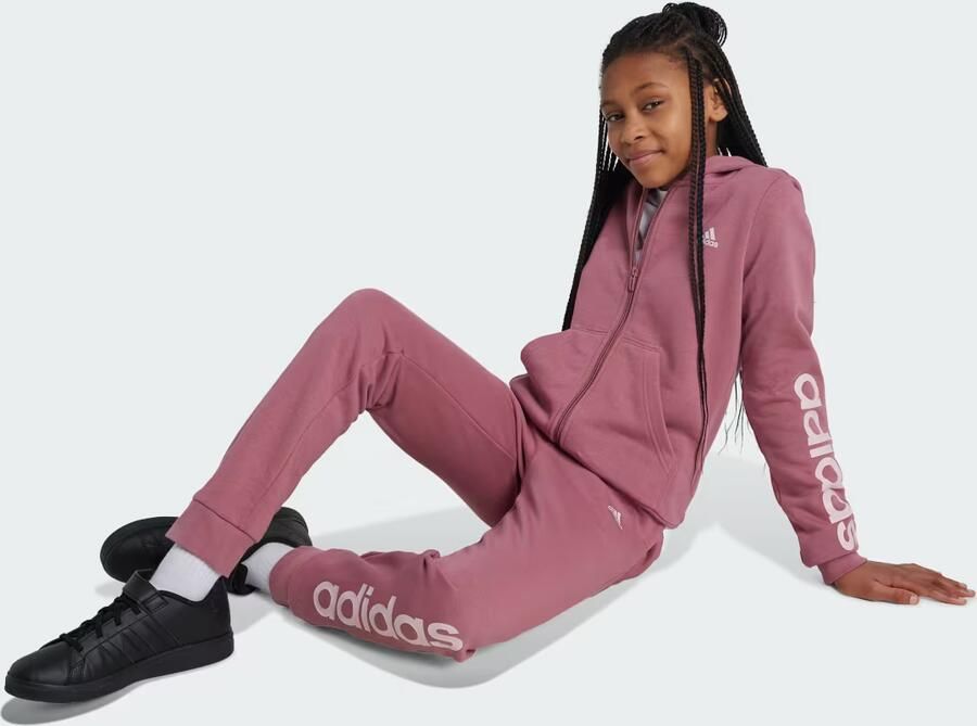 Adidas Sportswear Capuchonsweatvest ESSENTIALS LINEAR LOGO CAPUCHONJACK (1-delig) - Foto 4