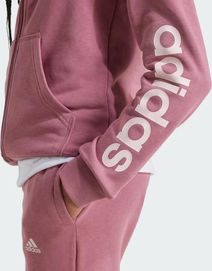 Adidas Sportswear Capuchonsweatvest ESSENTIALS LINEAR LOGO CAPUCHONJACK (1-delig) - Foto 3
