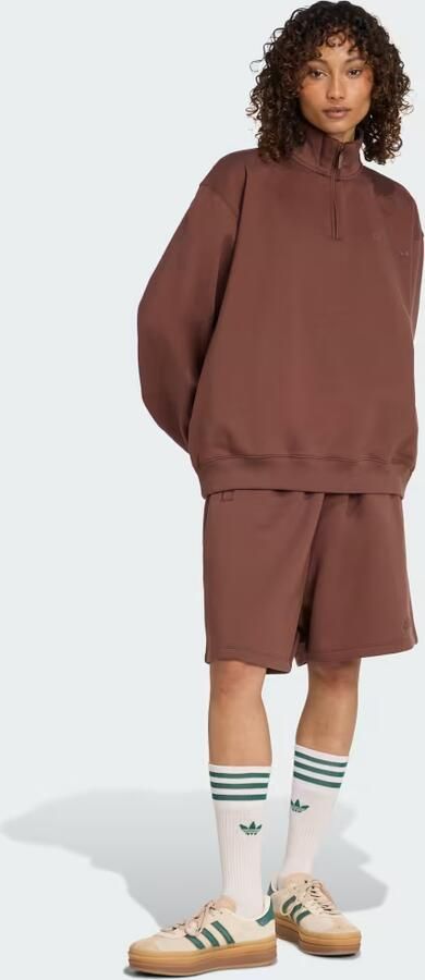 Adidas Essentials Linear Oversized Sweater met Korte Rits - Foto 6