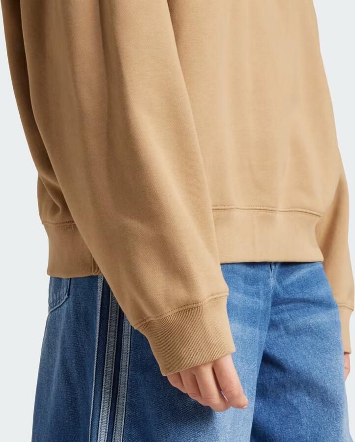 Adidas Essentials Linear Oversized Sweater met Korte Rits - Foto 3