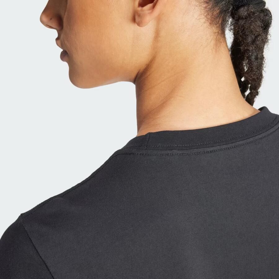 Adidas Zwarte T-shirts en Polos met Loungewear Black Dames