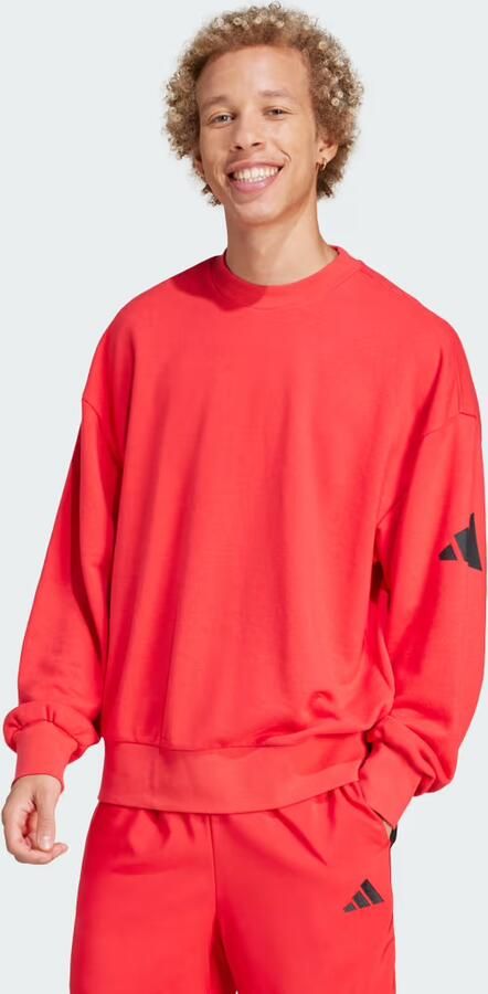 Adidas Essentials Loose Fit 3 Bar Logo Sweatshirt