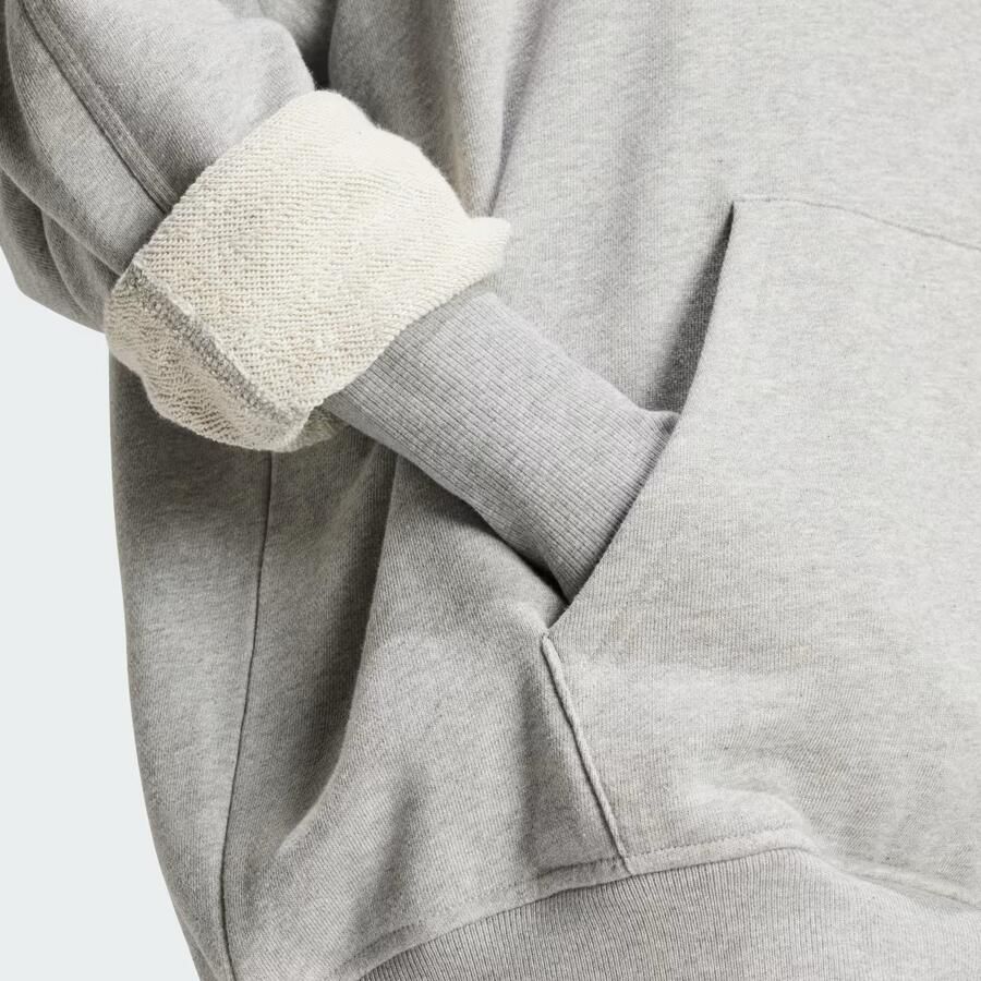 Adidas Originals Essentials Loose French Terry Hoodie Grijs- Dames Grijs - Foto 4