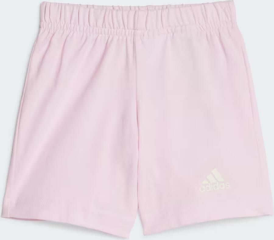 Adidas ' Badge of Sport T-Shirt Shorts Set Infant White - Foto 5