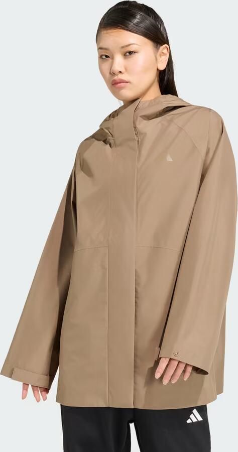Adidas Sportswear regular fit regenjack met capuchon - Foto 2