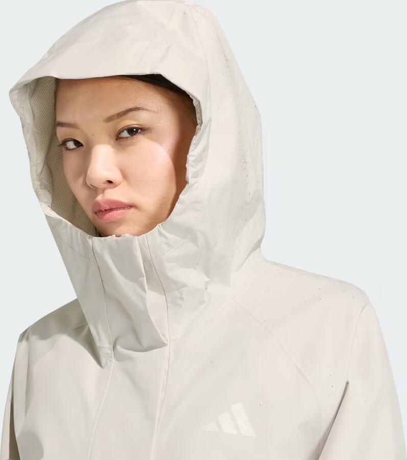 Adidas Sportswear Loose fit regenjack met capuchonkraag - Foto 5