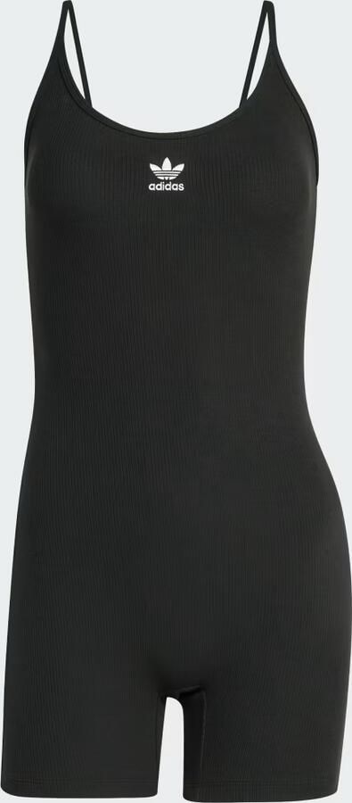 Adidas Originals Essential Rib Unitard Zwart- Dames Zwart - Foto 3