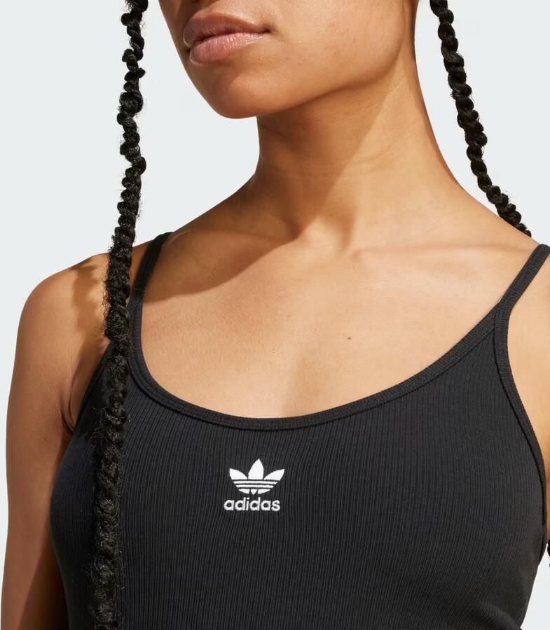 Adidas Originals Essential Rib Unitard Zwart- Dames Zwart