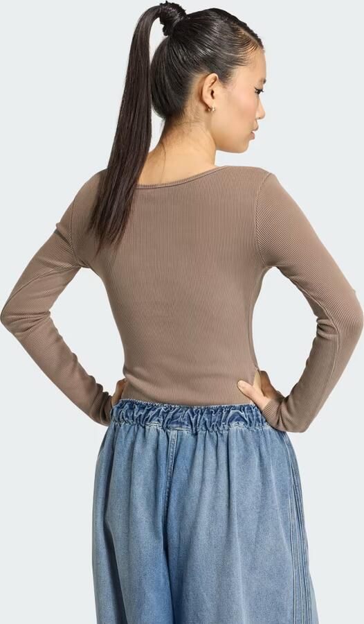 Adidas ESSENTIALS RIB WASHED BODYSUIT MET LANGE MOUWEN - Foto 5