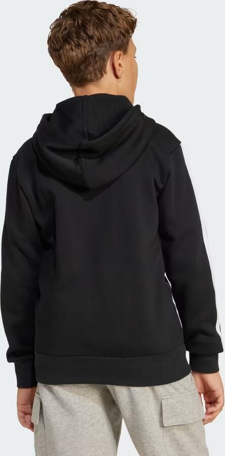 Adidas Essentials Ritshoodie Kids Zwart Kind Zwart - Foto 4