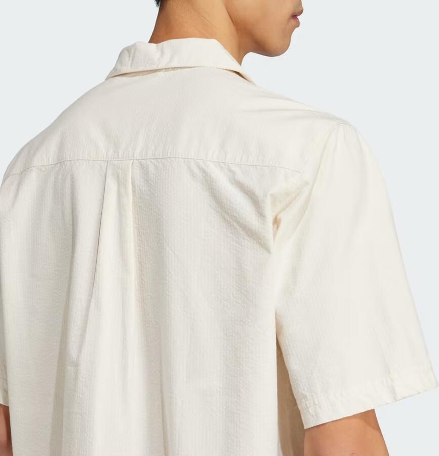 Adidas Originals Relaxed fit vrijetijdsoverhemd met 1 2-mouwen