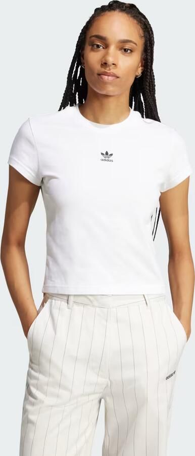 Adidas Originals Slim fit T-shirt met labelstitching - Foto 6