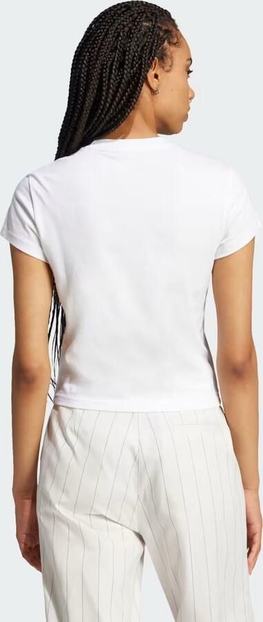 Adidas Originals Slim fit T-shirt met labelstitching - Foto 4
