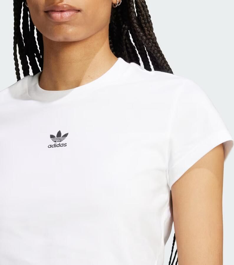 Adidas Originals Slim fit T-shirt met labelstitching - Foto 2
