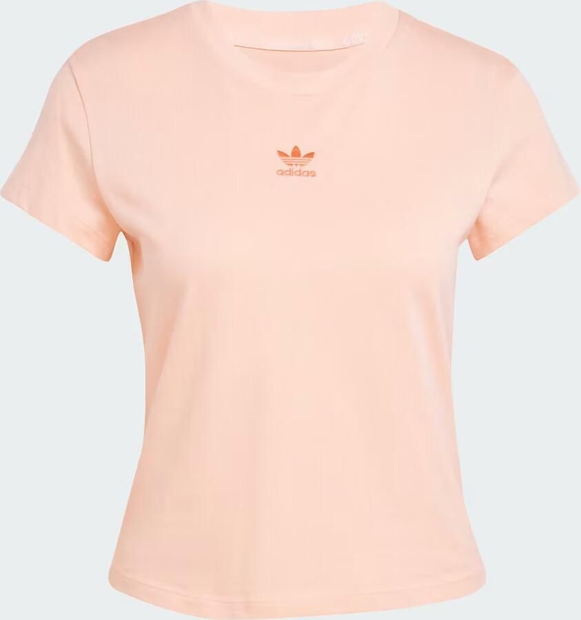 Adidas Originals Slim fit T-shirt met logostitching