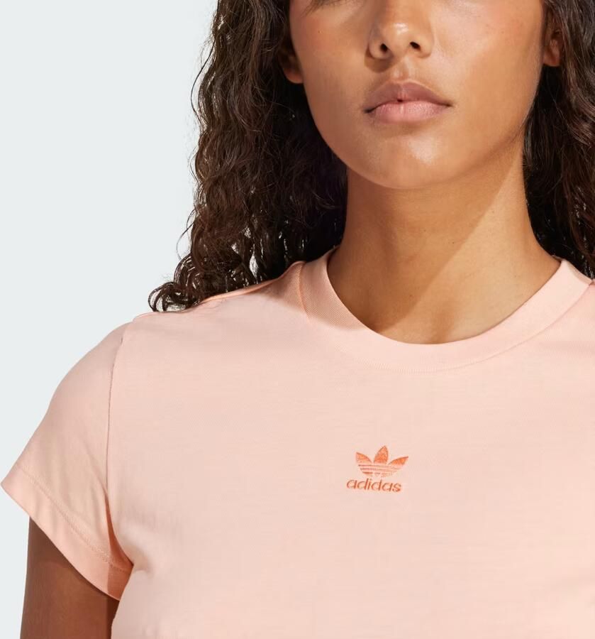 Adidas Originals Slim fit T-shirt met logostitching - Foto 2