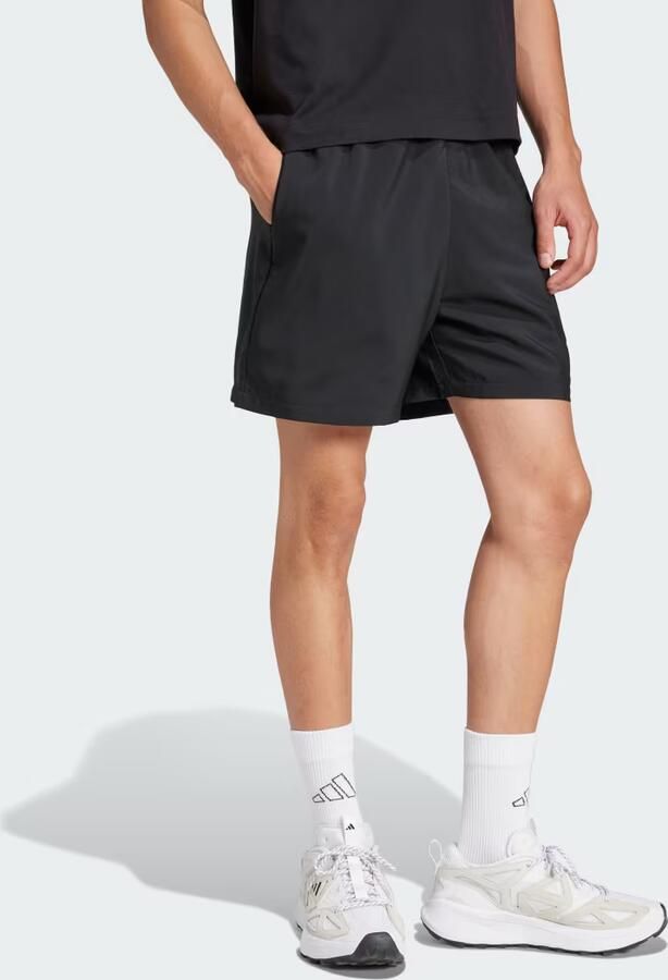 Adidas Essentials Small Logo Cargo Chelsea Short Zwart- Heren Zwart - Foto 4