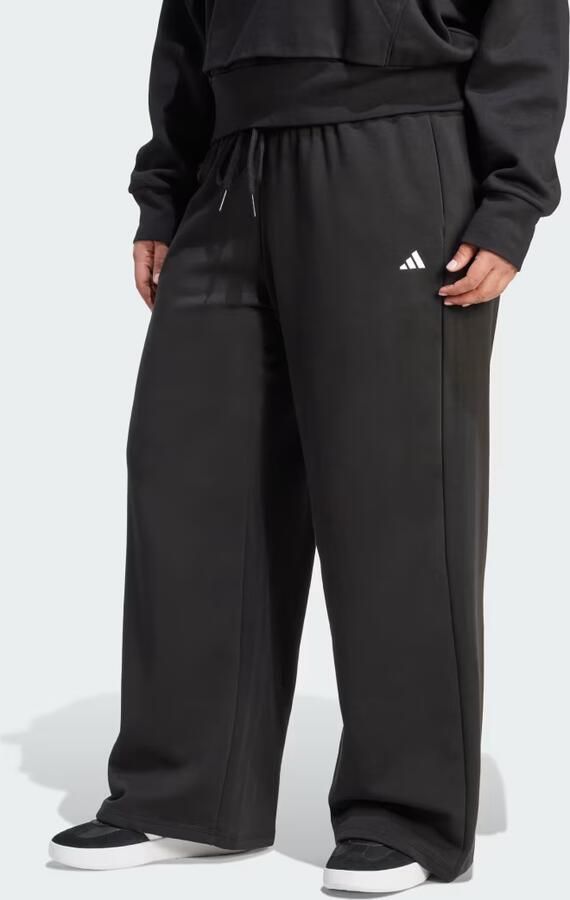 Adidas Essentials Small Logo Feel Cozy Open-Hem Pants